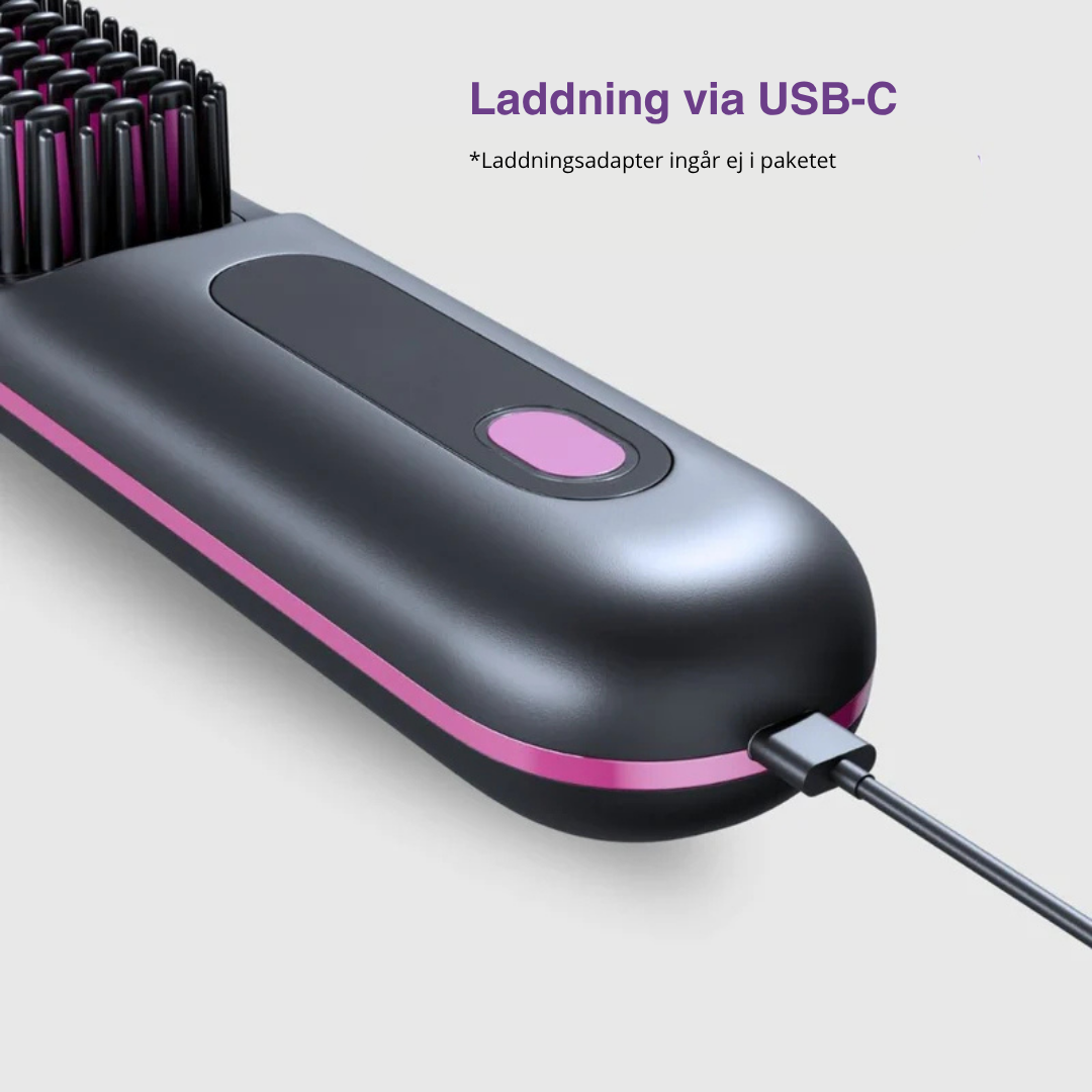 FALENA Mobile - Portabel 2-i-1 Borste Och Plattång